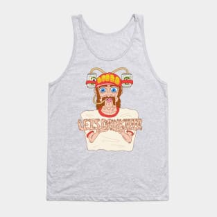 LET'S DRINK BEER Tank Top